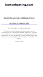 Mobile Screenshot of burtonhosting.com