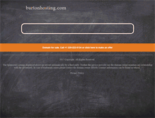 Tablet Screenshot of burtonhosting.com